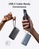 Anker Nano Power Bank, 10,000mAh Portable Charger with Built-in USB-C Cable, 30W Recharging, 30W Max Output with 1 USB-C, 1 USB-A, for iPhone 16/15 Series, MacBook, Galaxy, AirPods, and More