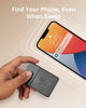 Eufy Security SmartTrack Card E30 (Black, 1-Pack), Works with Apple Find My (iOS Only), Wallet Tracker, Phone Finder