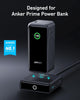 Anker Charging Base, 100W Fast Charging with 4 Ports, for Anker Prime Power Bank, Compatible with MacBook, iPhone 15/15 Plus/15 Pro/15 Pro Max/14 Series, Samsung, Pixel (Power Bank Not Included)
