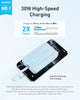 Anker Portable Charger, 10,000mAh 30W Power Bank, USB-C in and Out Fast Charging Battery Pack