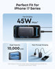 Anker Nano Power Bank (10000mah, 45W, Built-In Retractable USB-C Cable)