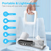 H2ofloss Water Flosser for Teeth Cordless, Oral Irrigator Dental with 5 Modes and 6 Nozzle Jets, 300ML USB-C Tooth Flosser for Brace Care, Dental Jet Flosser for Travel/Home - Black