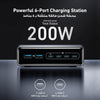 Anker Prime Charger, 200W 6-Port GaN Charging Station, Compatible with iPhone 16/15/14 Series, MacBook Pro
