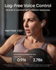 Soundcore Liberty 5 Pro by Anker, Guinness World Records-Certified Call Quality, Anker Thus™ AI Chip, Active Noise Cancelling Wireless Earbuds - White