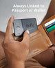 Eufy Security SmartTrack Card E30 (Black, 1-Pack), Works with Apple Find My (iOS Only), Wallet Tracker, Phone Finder