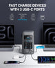 Anker SOLIX C200 DC Power Bank Station (60,000mAh), 192Wh Portable Power Station, LiFePO4 Battery, 200W Solar Generator