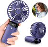 Mini Handheld Multifunction Fan with 5 Gear and LED Display