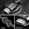 UGREEN 8K HDMI 2.1 Cable Ultra HD 8K@60Hz 4K@120Hz High Speed 48Gbps Zinc Alloy Shell Braided Gray 1.5m