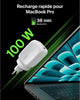Belkin 3-Port USB-C Plug 100W, GaN Wall Charger with 2x USB-C & 1 USB-A Ports, Plug Tips included for EU/UK/US, Fast Charging for MacBook, iPhone, iPad Pro, Samsung Galaxy