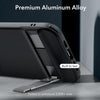 ESR for iPhone 15 Pro Max Case, Metal Kickstand Case, 3 Stand Modes - Black