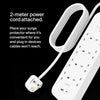 Belkin 8-Outlet Surge Protector Power Strip, Wall-Mountable with 8 AC Outlets, 2M Power Cord