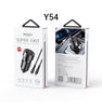 Yesido Y54 60W Fast Charging Car Charger With TypeC to Lightning  cable car