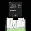 Momax 2-Pack Pincard Mini Findmy GPS Tracker with Wireless Charging