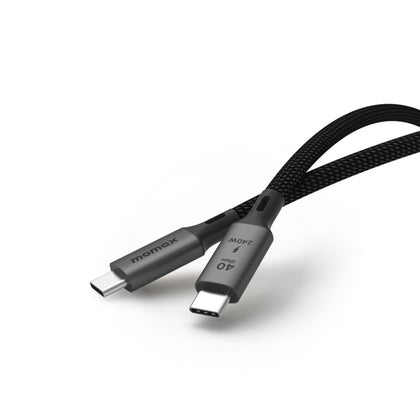 Momax Elite 240W USB-C to USB-C 4 40Gbps Cable 1M