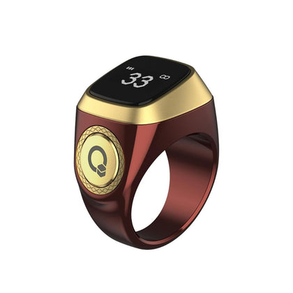 iQibla Zikr Ring 20mm - Brown