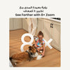 eufy Security Indoor Cam S350, Dual Cameras, 4K UHD Resolution Security Camera with 8× Zoom and 360° PTZ, Human/Pet AI, Ideal for Baby Monitor/Pet Camera/Home Security, Dual-Band Wi-Fi 6, Plug in