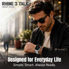Swiss Military Rhine3 Smart Band with Bluetooth Calling & Fitness Tracker 7-Day Battery | IP67 - Grey