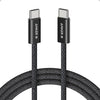 Anker Zolo USB C to USB C Cable 1.8m, Braided and Dirt-Free Type-C Fast Charging Cable, Slim Connector, for iPhone 16 Series, MacBook (240W) - Black