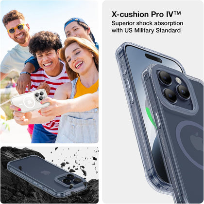 غطاء مغناطيسي بسيط من Amazing Thing | آيفون 15 برو/برو ماكس - رمادي