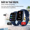 Swiss Military Rhine3 Smart Band with Bluetooth Calling &amp; Fitness Tracker 7-Day Battery | IP67 - Blue