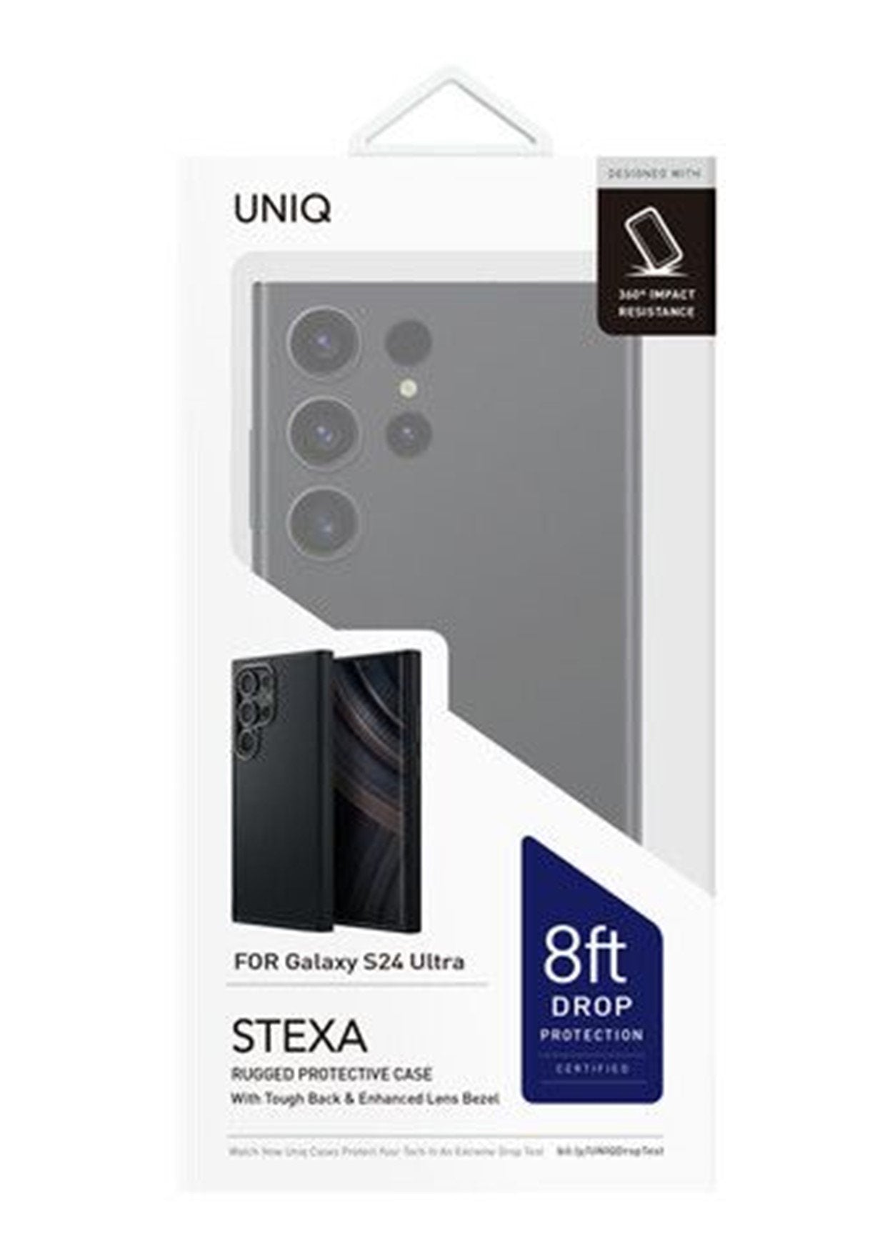 Uniq Hybrid Galaxy S24 Ultra Stexa - Carbon (Black)