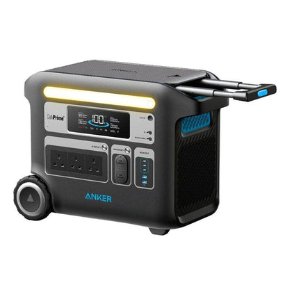 Anker SOLIX F2600 Portable Power Station 2560Wh | 2300W Smart App Control Via Bluetooth And Wifi,