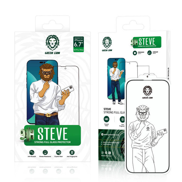 Green Lion 9H Steve Glass Strong Full Screen Protector for Iphone 11Pro / X / Xs