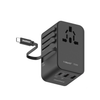 Momax 1-World+ 3-Port Travel GaN Charger With Built-in USB-C Cable 70W