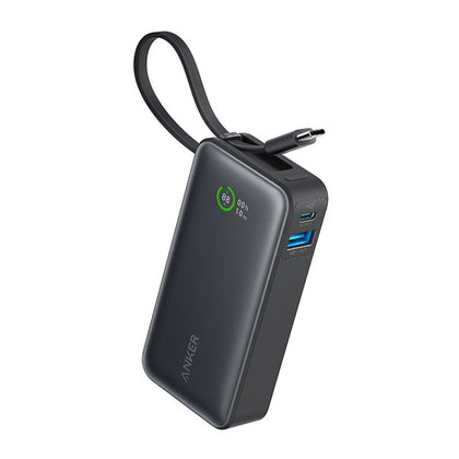 Anker Nano Power Bank 30W built-In USB-C Cable 10000mAh A1259H11 - Black