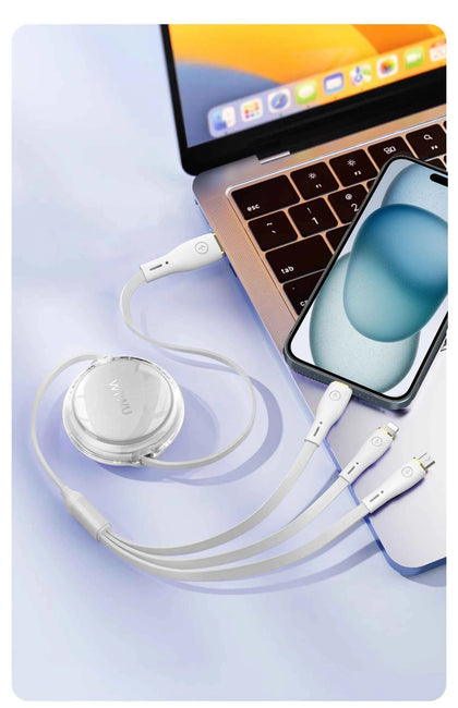 WiWU Vigor 3 in 1 Fast Charging Cable