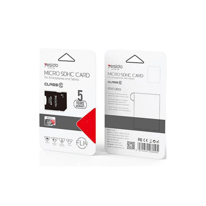 بطاقة ذاكرة يسيدو FL14 Micro SDXC سعة 128 جيجابايت مع محول 