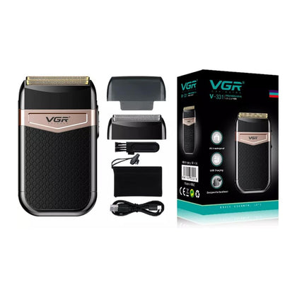 VGR V-331 Professional Men's Shaver IPX4 Fully Waterproof Rechargeable Shaver