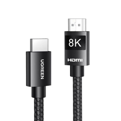 UGREEN 8K HDMI 2.1 Cable Ultra HD 8K@60Hz 4K@120Hz High Speed 48Gbps Zinc Alloy Shell Braided Gray 1.5m