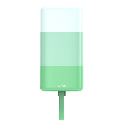 2024 Colorful WiWU Bluit With Cable PD 20W Fast Charging 10000Mah Power Bank Wi-P015