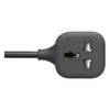 Green Lion Power Guard Universal Extension Socket - Black
