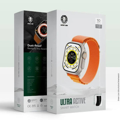 Green Lion Ultra Active Smart Watch 49MM - Orange