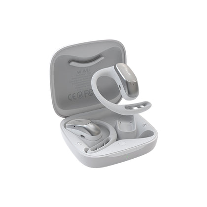 WiWU OWS O600 Sports Wireless Stereo Earbuds Bone Conductive Headphone Charging Case Open Buds Digital LED Battery Indicator