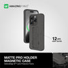 Amazing Thing Matte Pro Magnetic Case | iPhone 15 Pro Max - Black