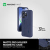 Amazing Thing Matte Pro Magnetic Case | iPhone 15 Pro Max - Blue