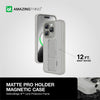 Amazing Thing Matte Pro Magnetic Case | iPhone 15 Pro Max - Gray