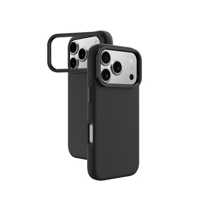 AmazingThing iPhone 17 Pro / Pro Max Glamour AllSkin Stylish Case With Lens Kickstand - Black