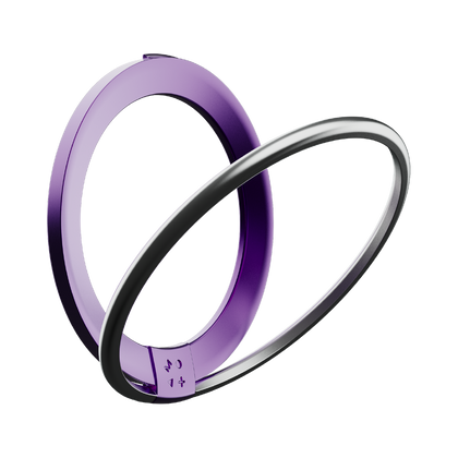 Momax Magnetic Phone Ring Hoop - Purple