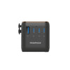 شاحن Momax 1-World للسفر بأربعة منافذ GaN بقوة 170 واط + كابل USB-C - حجر رملي