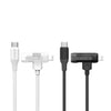 Momax 1-Link Flow Duo 2-in-1 USB-C to Lightning Braided Cable (1.5m) - Black