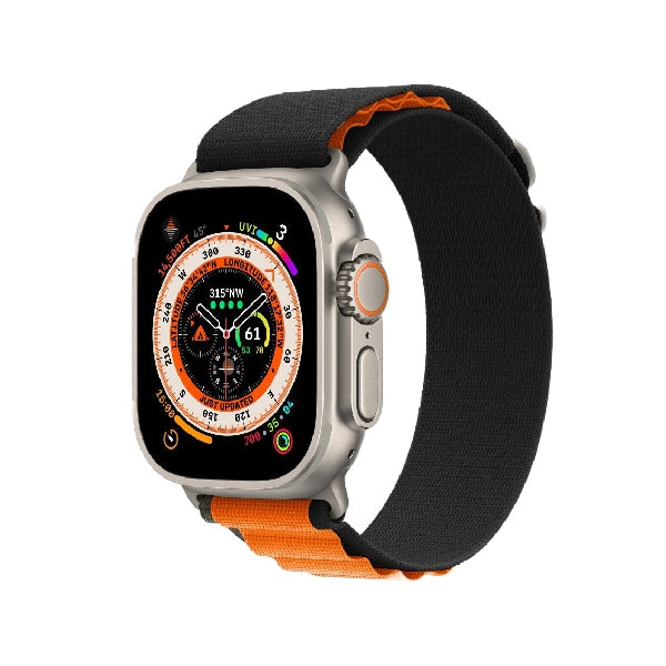 Green Lion Alphine Loop for Apple watch 42/44/45/49mm - Orange / Black