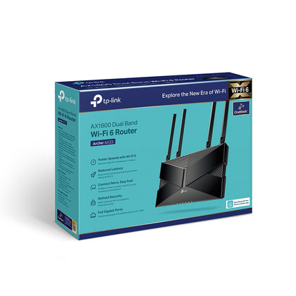 TP-Link Archer AX23 AX1800 Wireless Dual Band Gigabit Wi-Fi 6 Router