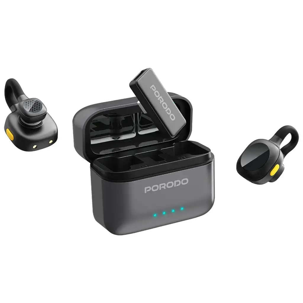 Porodo Movo Lavalier Microphone Type-C Connector - Black
