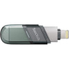 Sandisk iXpand Flash Drive With Lightning USB 3.1 128GB Grey/Green