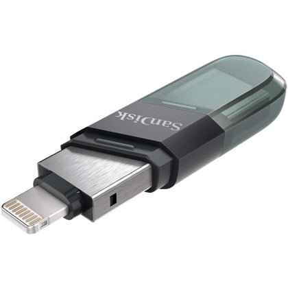 Sandisk iXpand Flash Drive With Lightning USB 3.1 128GB Grey/Green SDIX90N-128GB