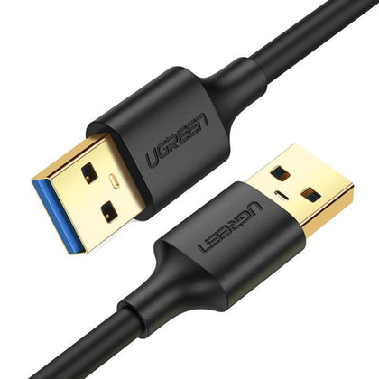 Ugreen USB-A 3.0 Male To Male Data Sync Charging Cable 1m Black